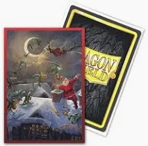 Dragon Shield - Japanese Size Brushed Art Sleeves (60 ct.) - Christmas 2023